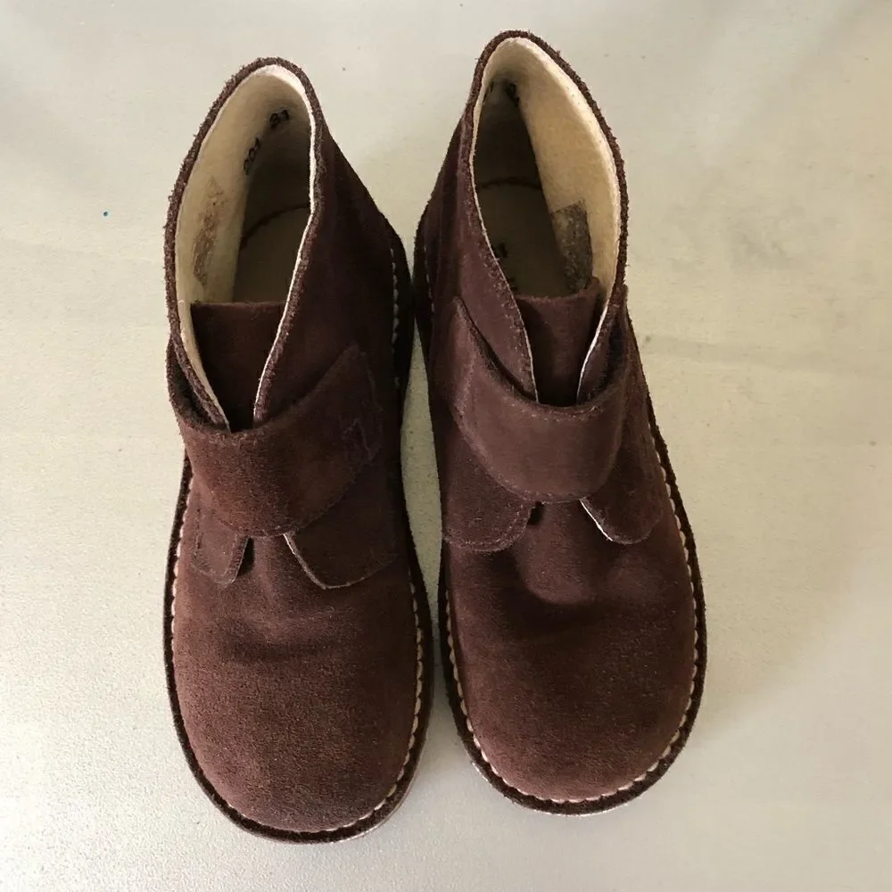 Unit Shoes‎ Brown Suede Booties